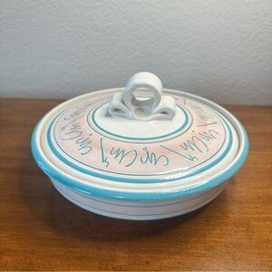 Vintage Yunnan artisan stoneware lidded pot